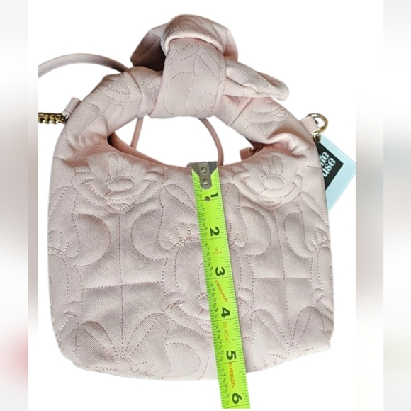 Lot of 2 Disney Minnie Mouse Quilted Pink Handbag and Minnie Mouse Mug Set 3oz. - Picture 7 of 12